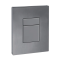 Панель змиву Koer KT-0607-07 157x198x10mm пластикова, кнопка квадратна (колір графіт) (KR5345)