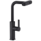 Змішувач для кухні з висувним виливом Mixxus Premium HAMMER 014 BLACK (MI6954)