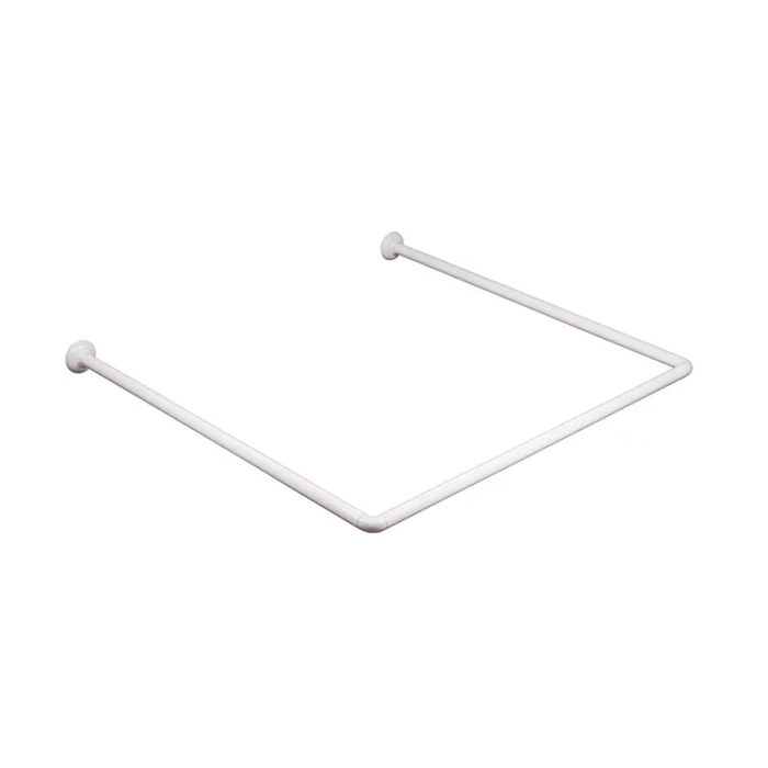 Штанга для шторки П-подібна універсальна Mixxus CRA-U-90x90x90 90x90x90cm, 90x180cm, 270cm (алюміній) (БЛІСТЕР) (AC3593)