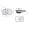 Кухонна мийка Lidz 7750 0,6 мм Satin (LIDZ775006SAT)