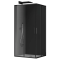 Душова кабіна без піддону Koer SR SC10-90x90x195-TR-07 прозоре скло Easy Clean 6мм, графіт (KR5944)