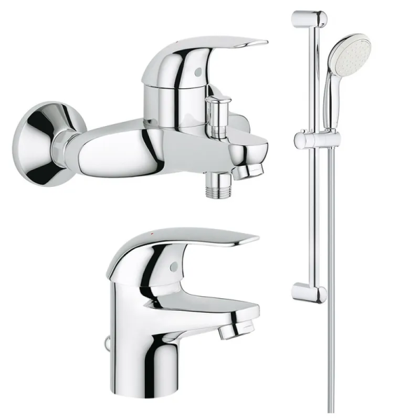 Набір змішувачів Grohe Euroeco для ванної (123226S)