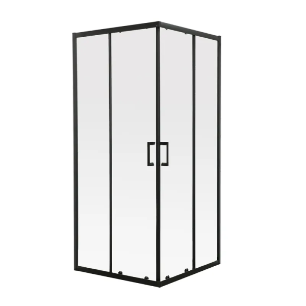 Душова кабіна без піддону Mixxus Premium DIVERSE SC02-90x90x195-TR Black прозоре скло 5мм (MI6862)