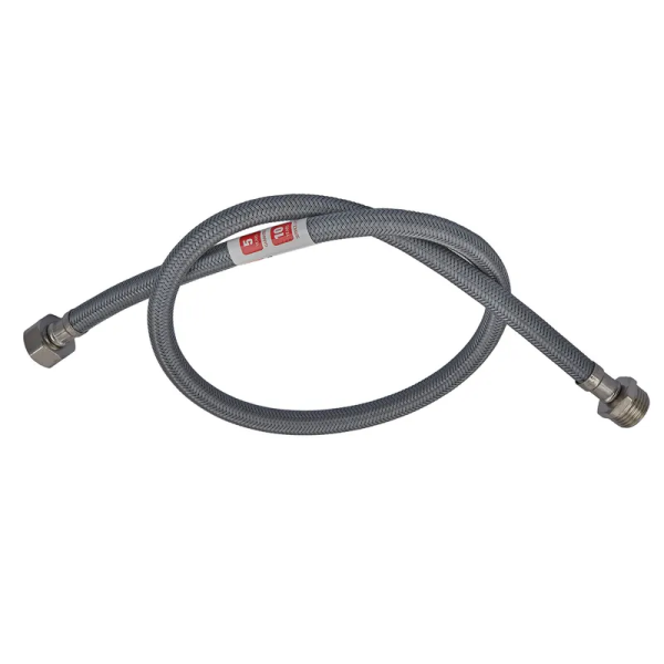 Гнучке підведення Zerix ZHN-02-FM1/2"-060 (нейлонове обплетення, гайки нерж) (ZX5149)