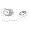 Кухонна мийка Lidz 7750 0,8 мм Micro Decor (LIDZ7750MDEC)