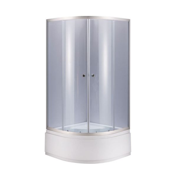 Lidz 4мм скляні двері тоновані Gray ŁATWA SC90x90.HIGH.GR