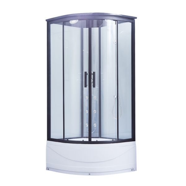 Lidz 5мм скляні двері прозорі MAJĄTEK SBM90x90.HIGH.TR