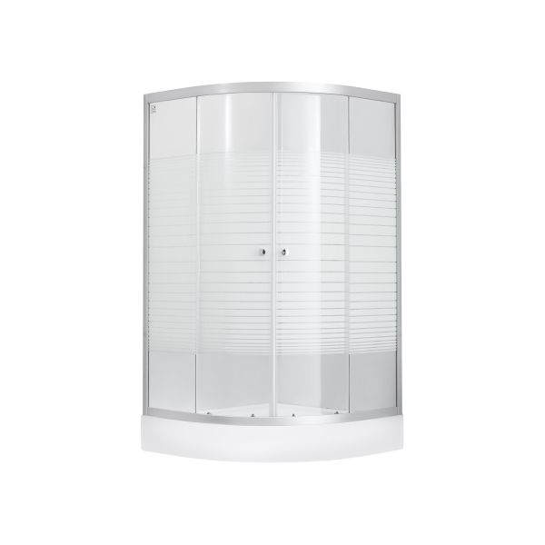 Lidz 4мм скляні двері з малюнком Linie WIEŻA SC80x80.LOW.L