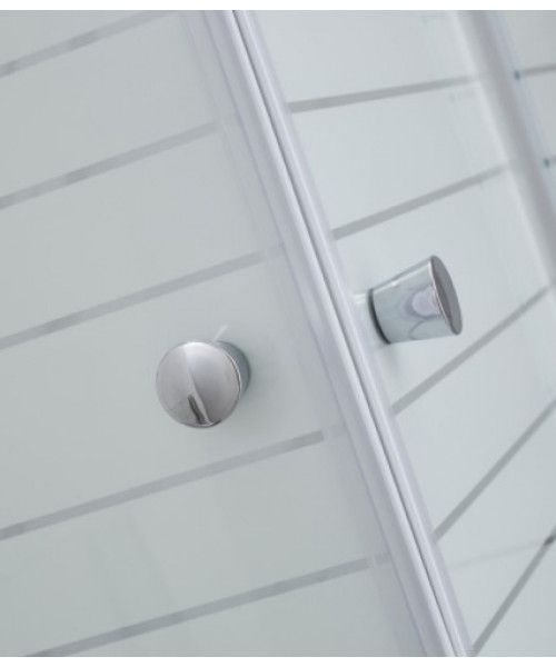 Lidz 4мм скляні двері з малюнком Linie WIEŻAK SC90x90.LOW.L