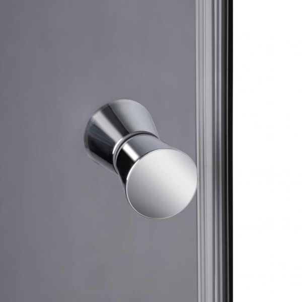 Lidz 4мм скляні двері тоновані Gray TANI SB90x90.LOW.GR