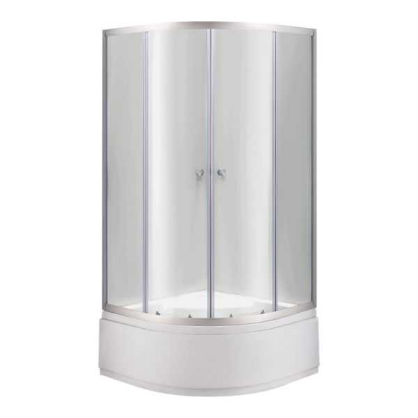 Lidz 4мм фіксоване прозоре скло ŁATWA SC90x90.HIGH.TR