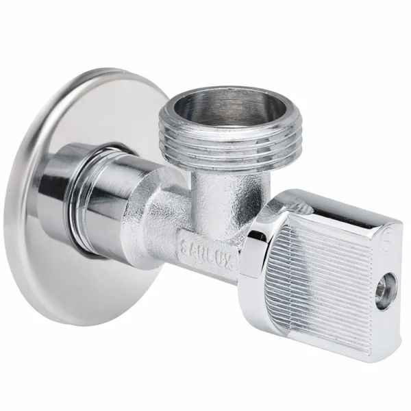 Кран кульовий для підключення сантехприладів Sanlux ST-80 - 1/2"x3/4" (SL2931)