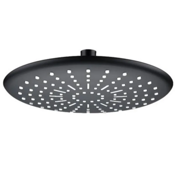 Лійка для душу стельова Mixxus SH-15-OH Black (230мм) (LE2783)
