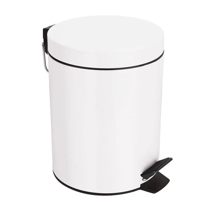 Відро для сміття 16 літрів Zerix Strong MB0116 White (ZX4628)