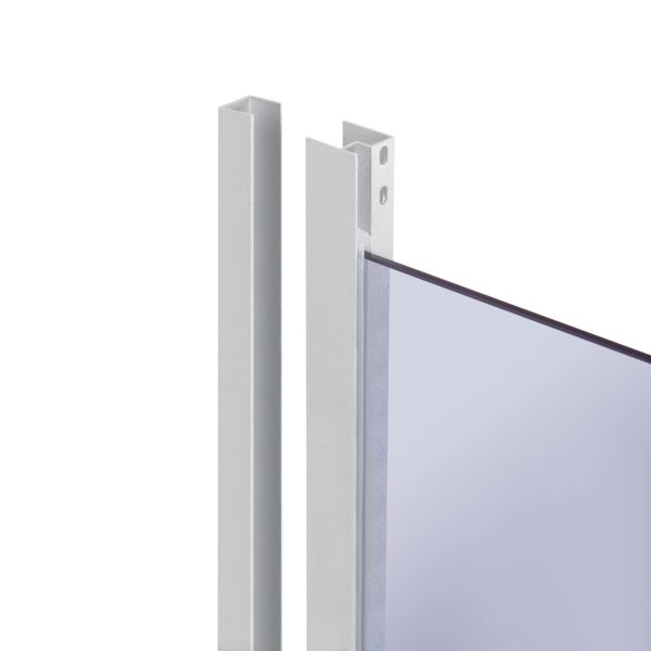 Душова кабіна Lidz Latwa SC80x80.SAT.MID.GR, скло тоноване 4 мм без піддона