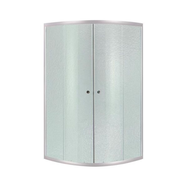 Двері до Lidz Latwa SC90x90.SAT.LOW.FR Душова кабіна напівкругла, для низ. піддону, висота 185 см, скло Frost 4 мм, без піддону