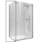 Бічна стінка до кабіни Koer SR SW01-90x200-TR-01 прозоре скло Easy Clean 8мм, хром (KR5381)