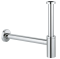 Сифон для раковини GROHE 28912000 без випуску (під донний клапан) без ревізії (Колір хром) 1 1/4'' (28912000)