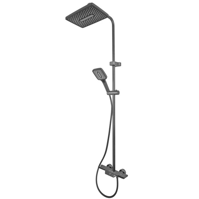 Душова колона зі змішувачем Mixxus Premium Terra 009-J Graphite (колір графіт) (MI8385)