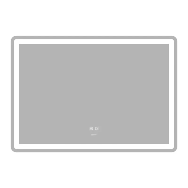 Дзеркало Zerix Mirra MR05-100x70 з LED Touch, Anti-fog, димером, регулятором яскравості (ZX6060)
