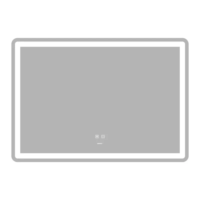 Дзеркало Zerix Mirra MR05-100x70 з LED Touch, Anti-fog, димером, регулятором яскравості (ZX6060)
