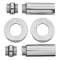 Комплект подовжувачів Koer KF.SET.06MF 1/2Fx1/2M хромований (KR5849)