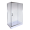 Душова кабіна з низьким піддоном Mixxus HARD SCT01-100x90x198-TR CHROME прозоре скло 5мм (MI6909)