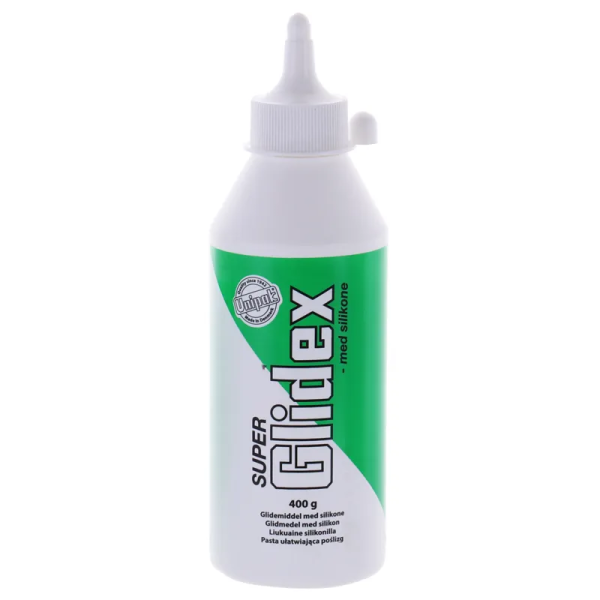 Мастильний склад для збірки каналізації Unipak Super Glidex 400г. (В пляшці) (UP0577)