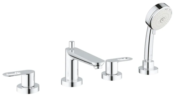 Змішувач на борт ванни на 4 отвори Grohe BauLoop (2511900A)