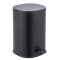 Відро для сміття з плавним закриттям овальне Zerix Prime-TC0105 Black 5л колір чорний (ZX5902)