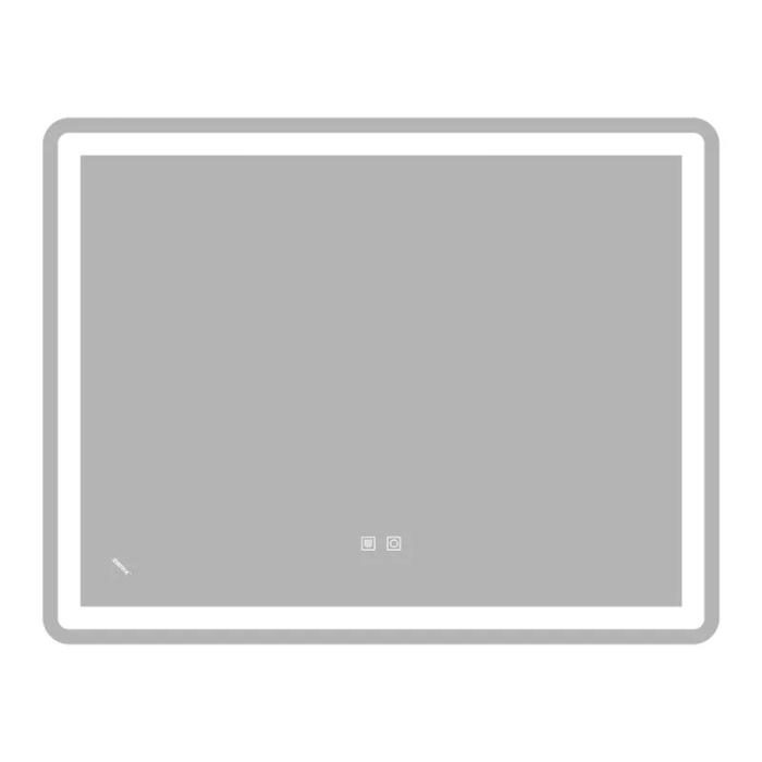 Дзеркало Zerix Mirra MR05-90x70-REVERSE з LED Touch, Anti-fog, димером, регулятором яскравості (ZX6059)