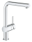 Змішувач для кухні з висувним виливом Grohe Minta (32168000)