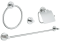 Набір аксесуарів 4 в 1 Grohe Essentials New (40776001)