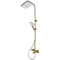 Душова колона Mixxus Premium VIRGO 009-J BRUSHED GOLD з термостатичним змішувачем,3 функції (MI6649)
