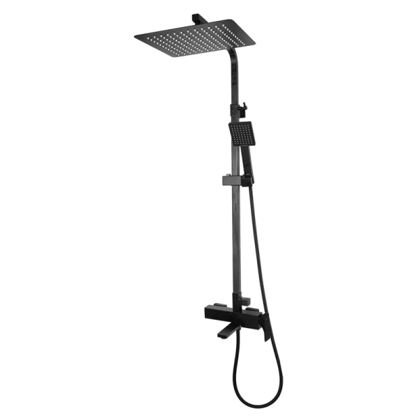 Душова колона із змішувачем Koer KB-56010-05 (Колір чорний) (KR3495)
