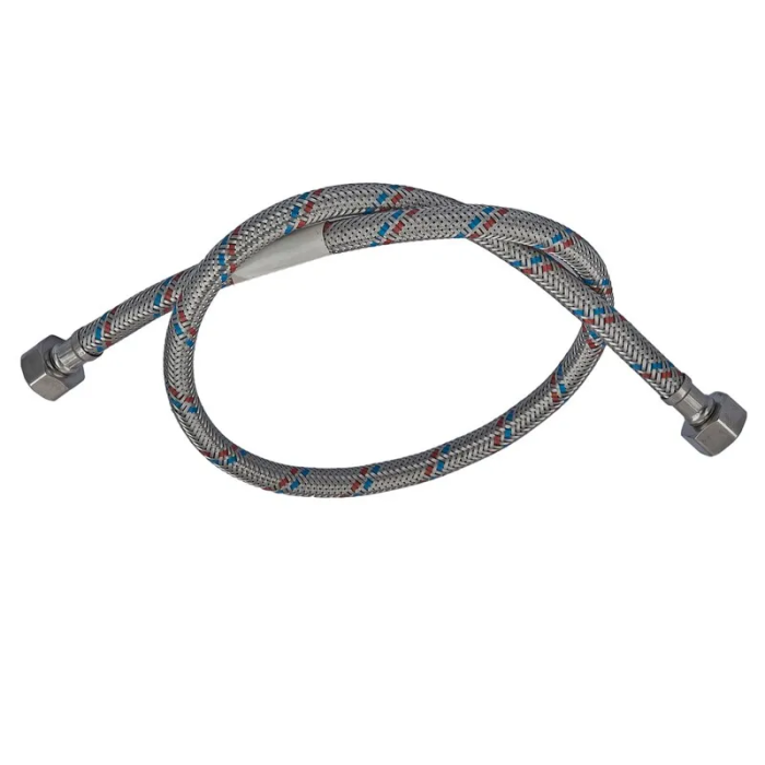 Гнучкий шланг для підключення води гайка 1/2'' - гайка 1/2'' (40 см) Zerix (ZX1550)