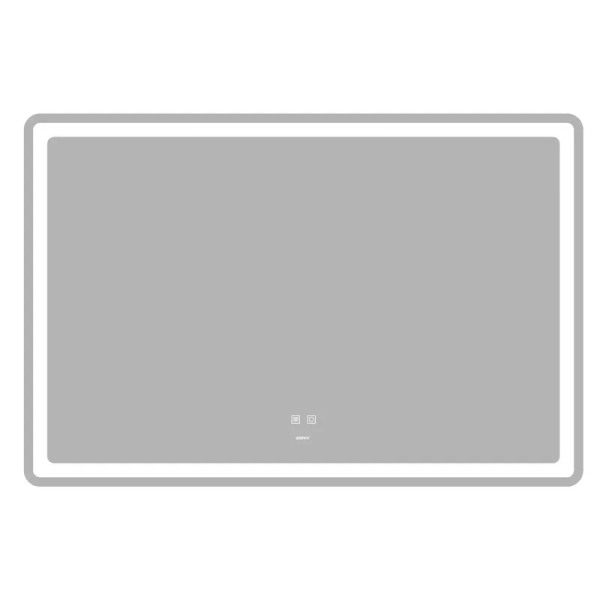 Дзеркало Zerix Mirra MR05-120x80 з LED Touch, Anti-fog, димером, регулятором яскравості (ZX6061)