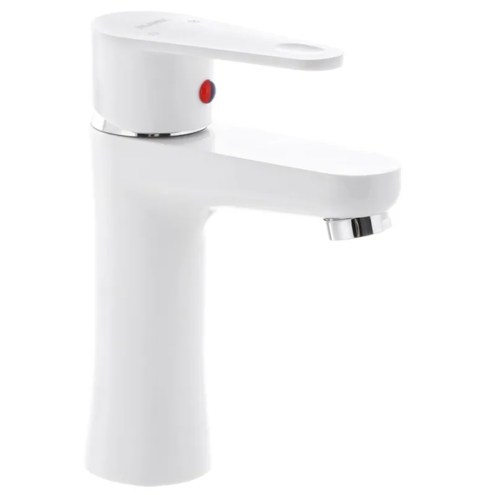 Змішувач для умивальника Plamix Vega-001 White (без підведення) (PM0685)