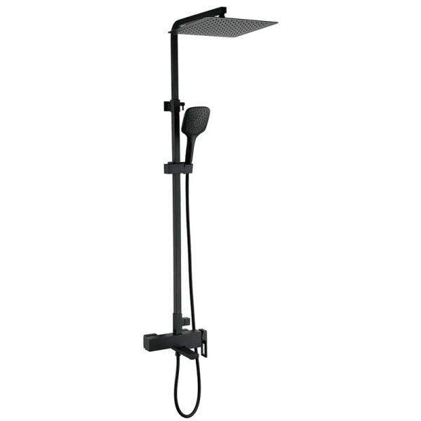 Душова колона із змішувачем Koer KB-56009-05 (Колір чорний) (KR3507)