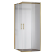 Душова кабіна без піддону Koer SR SC03-90x90x200-TR-12 прозоре скло Easy Clean 6мм, матове золото (KR5358)