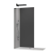 Душова перегородка Koer SR SP02-100x200-TR-07 Walk-In прозоре скло Easy Clean 8мм, графіт (KR5397)