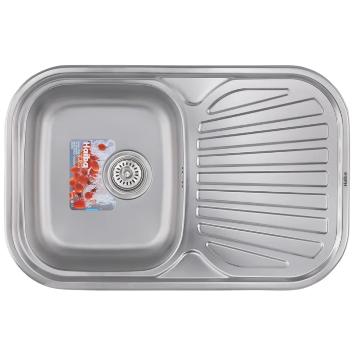 Мийка кухонна HAIBA 74x48 (satin) (HB0561)