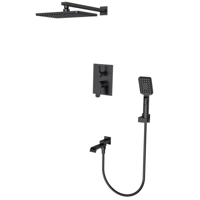 Вбудована душова система Mixxus Premium DALI 009 INNER BOX Black (MI6755)