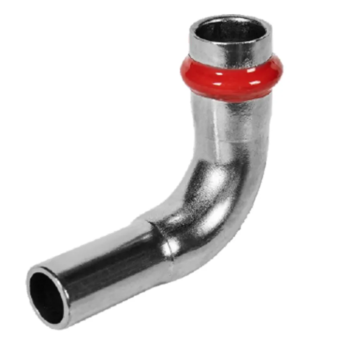 Коліно 90° однорозтрубне ВЗ Koer KQ.L15 Press-Inox AISI 304 15x15 (KR6392)