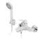 Змішувач для ванни Plamix Rodri-009 Euro Set White (з шлангом, лійкою та кронштейном) (PM0740)