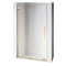 Двері у нішу Walk-In розсувні Koer SR SD07-120x200-R-TR-12 прозоре скло Easy Clean 8мм Матове золото (KR5774)