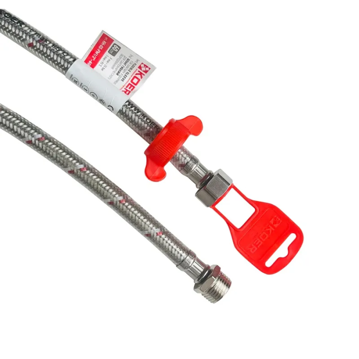 Гнучка підводка в силіконовій оболонці Koer KH-02-FM1/2"-1000 (KR3526)