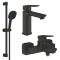 Набір змішувачів для ванни Grohe Cubeo (UA125246M243)