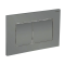 Панель змиву Koer KT-0602-07 240x160x10mm пластикова, кнопка квадратна (колір графіт) (KR5183)