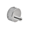 Чашка декоративна Mixxus TCC-01 CHROME (кругла) для маскування кабелю (колір хром) (MI6637)